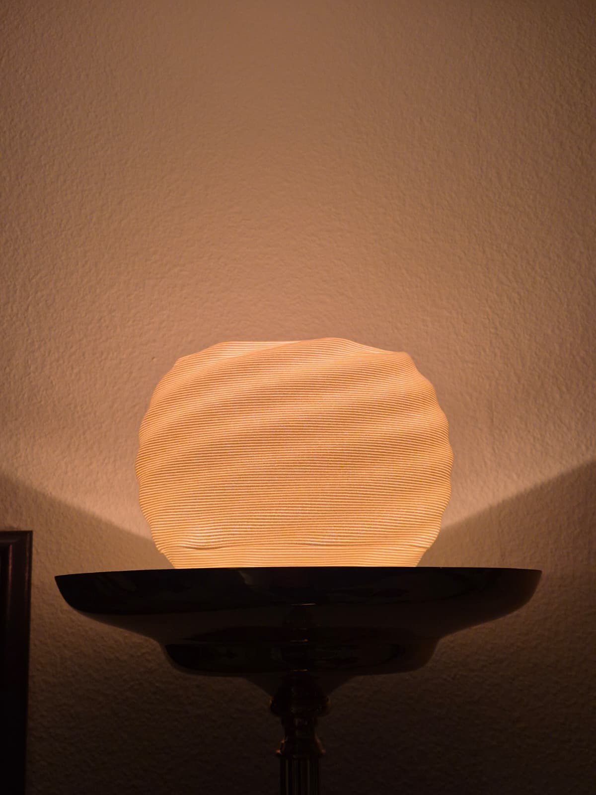 Translucent PLA lampshade